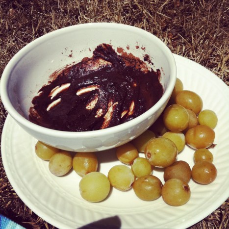 Salsa Sencilla de Chocolate. Paleo, primal, clean eating, libre de azúcar
