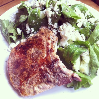 chuletas con jengibre y canela. Paleo, primal, sin gluten, sin azúcar, whole foods