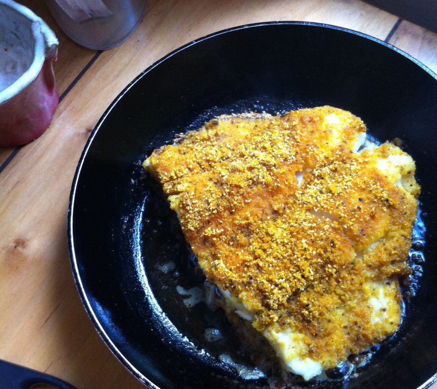 merluza apanada con cúrcuma y nuez moscada 2 paleo, primal, sin gluten, sin granos, sin azúcar