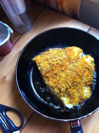 merluza apanada con cúrcuma y nuez moscada 2 paleo, primal, sin gluten, sin granos, sin azúcar