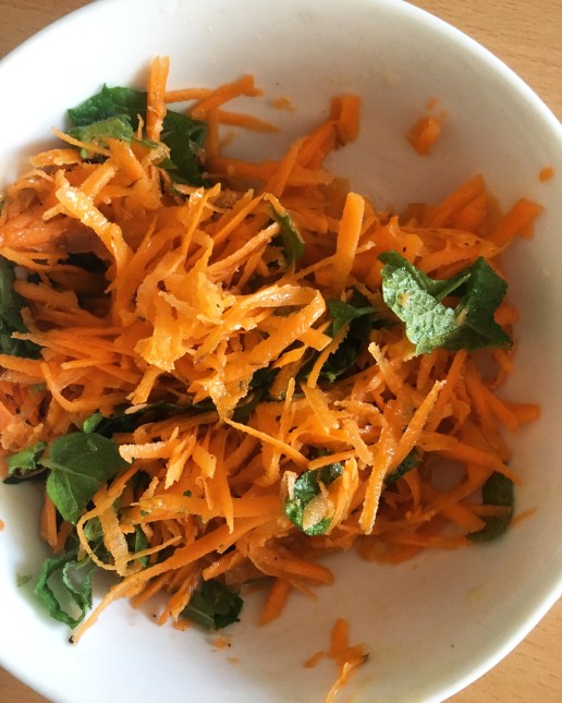 Ensalada marroquí de zanahoria y naranja