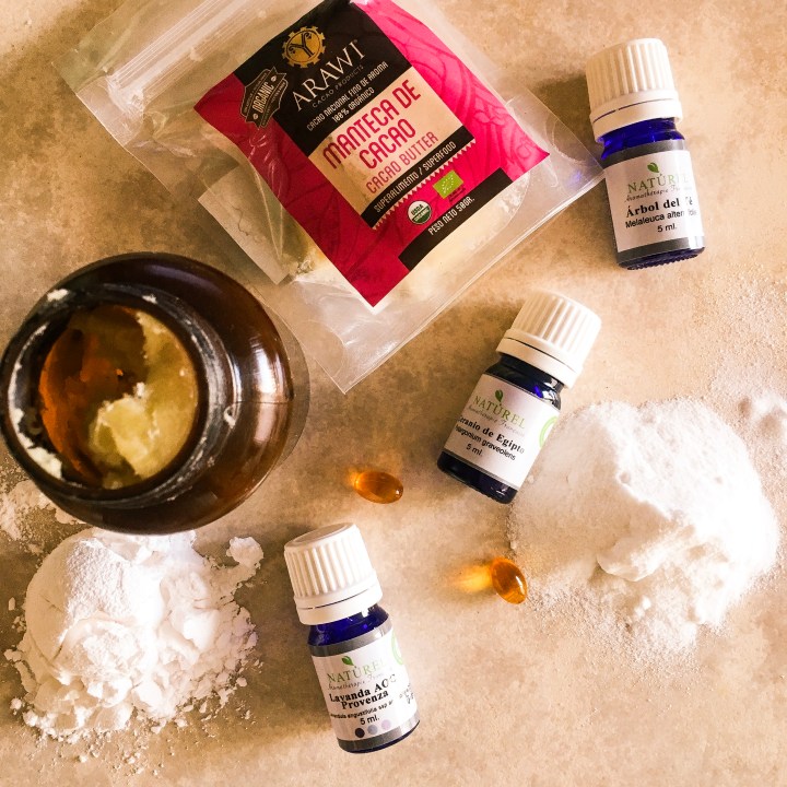desodorante a base de manteca de cacao y karité
